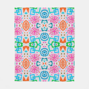 amerikanisches Muster. Ikat nahtlos drucken. Mode  Fleecedecke