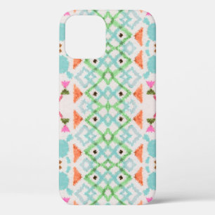Amerikanisches Muster. Ikat-Nahtlosdruck. Vintage Case-Mate iPhone Hülle