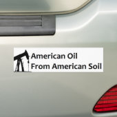 Amerikanisches Öl aus amerikanischem Boden Autoaufkleber (On Car)