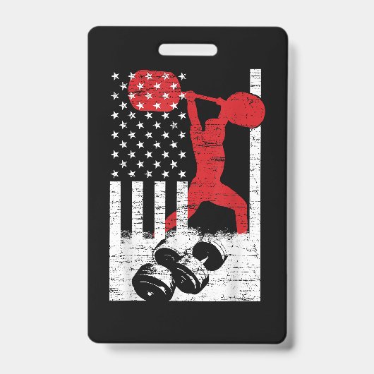 Amerikanisches olympisches Gewicht Ausweis (Vorderseite)
