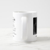 Amerikanisches Omen Jumbo-Tasse (Rückseite)