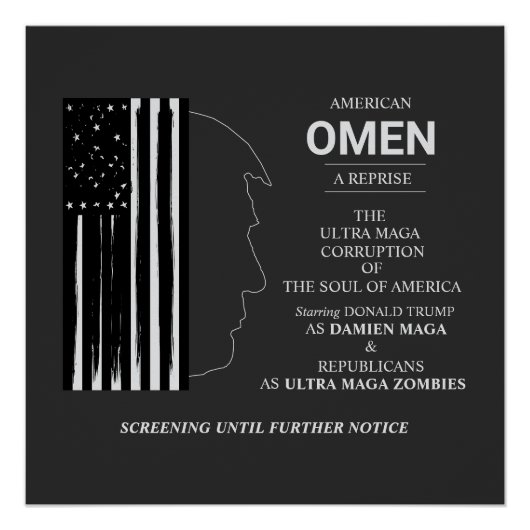 Amerikanisches Omen Poster (Vorderseite)