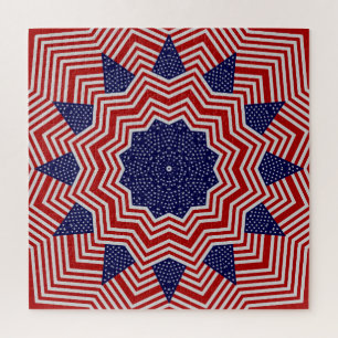 Amerikanisches Patriotisches Rätsel Puzzle