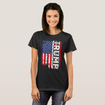 Amerikanisches patriotisches Shirt Trumpf-Flagge