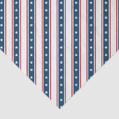 Amerikanisches patriotisches US Flagge-Muster Seidenpapier (Ausschnitt)