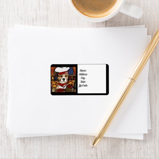 AMERIKANISCHES PERSONAL ADRESSAUFKLEBER (Insitu)