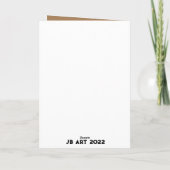 AMERIKANISCHES PERSONAL DANKESKARTE (Rückseite)