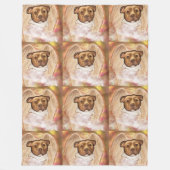 AMERIKANISCHES PERSONAL FLEECEDECKE (Vorderseite)