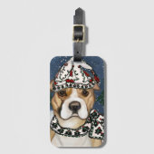 AMERIKANISCHES PERSONAL GEPÄCKANHÄNGER (Vorderseite Vertikal)