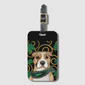 AMERIKANISCHES PERSONAL GEPÄCKANHÄNGER (Vorderseite Vertikal)