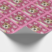 AMERIKANISCHES PERSONAL GESCHENKPAPIER (Ecke)