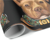 AMERIKANISCHES PERSONAL GESCHENKPAPIER (Rolleneckpunkt)