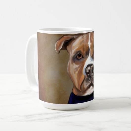 AMERIKANISCHES PERSONAL KAFFEETASSE (Vorderseite Links)