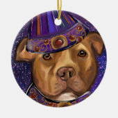 AMERIKANISCHES PERSONAL KERAMIK ORNAMENT (Vorne)