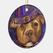 AMERIKANISCHES PERSONAL KERAMIK ORNAMENT (Links)