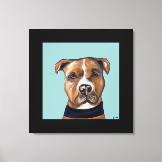 AMERIKANISCHES PERSONAL LEINWANDDRUCK (Vorderseite)