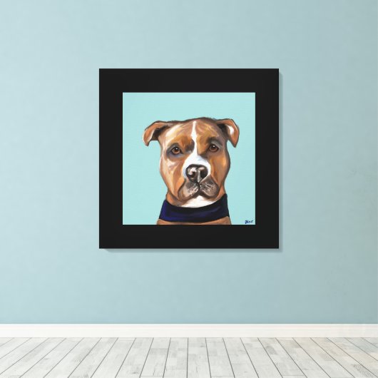 AMERIKANISCHES PERSONAL LEINWANDDRUCK (Insitu (Holzboden))