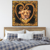 AMERIKANISCHES PERSONAL LEINWANDDRUCK (Insitu (Schlafzimmer))