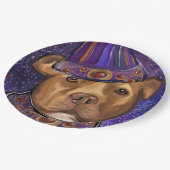 AMERIKANISCHES PERSONAL PAPPTELLER (Schrägansicht)