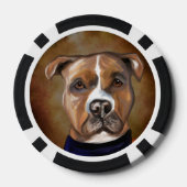 AMERIKANISCHES PERSONAL POKERCHIPS (Rückseite)