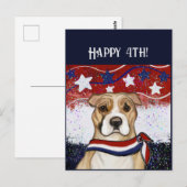 AMERIKANISCHES PERSONAL POSTKARTE (Vorne/Hinten)