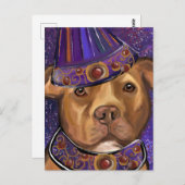 AMERIKANISCHES PERSONAL POSTKARTE (Vorne/Hinten)