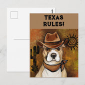 AMERIKANISCHES PERSONAL POSTKARTE (Vorne/Hinten)