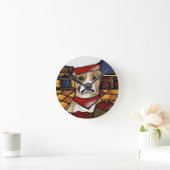 AMERIKANISCHES PERSONAL RUNDE WANDUHR (Zuhause)