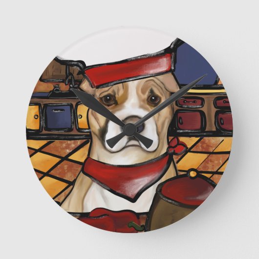 AMERIKANISCHES PERSONAL RUNDE WANDUHR (Vorderseite)