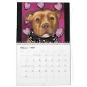 AMERIKANisches PERSONAL TERRIER CALENDAR Kalender (Feb 2027)