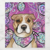 AMERIKANISCHES PERSONAL WEINETIKETT (Einzelnes Label)