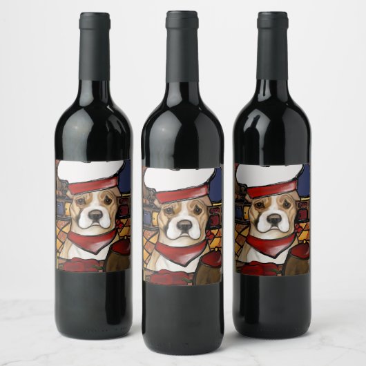 AMERIKANISCHES PERSONAL WEINETIKETT (Flaschen)