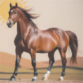 amerikanisches Pferd Aufkleber (Vorderseite)