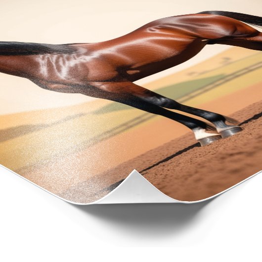 amerikanisches Pferd Fotodruck (Ecke)