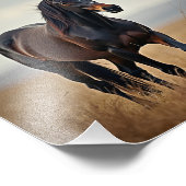 amerikanisches Pferd Fotodruck (Ecke)