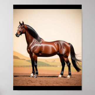 amerikanisches Pferd Poster