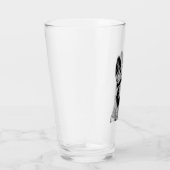 Amerikanisches Pint mit Deutschem Schäferhund Glas (Rechts)