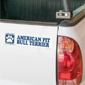 Amerikanisches Pitbull-Terrier-Blau Autoaufkleber (Auf Lkw)