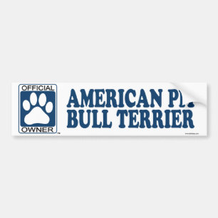 Amerikanisches Pitbull-Terrier-Blau Autoaufkleber