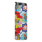 amerikanisches Portugiesisch Thermosbecher (Nach rechts gedreht)