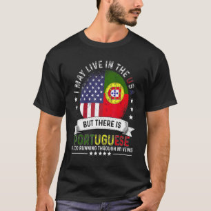 Amerikanisches portugiesisches Zuhause in der US-P T-Shirt