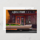 amerikanisches Radio Postkarte (Vorne/Hinten)