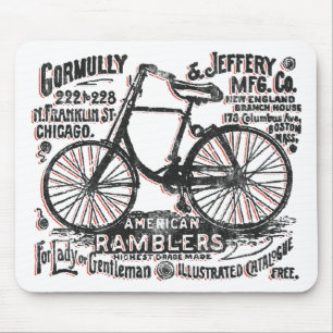 Amerikanisches Rambler-Fahrrad Mousepad