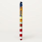 Amerikanisches Regenbogen-Flagge | hölzernes Korn Case-Mate iPhone Hülle (Hinten/Rechts)