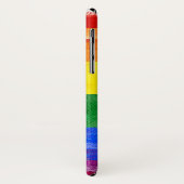 Amerikanisches Regenbogen-Flagge | hölzernes Korn Case-Mate iPhone Hülle (Hinten/Links)