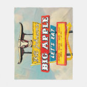 Amerikanisches Restaurant-Zeichen des Fleecedecke (Vorderseite)