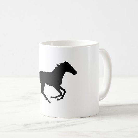 Amerikanisches Saddlebred Pferd Kaffeetasse (VorderseiteRechts)