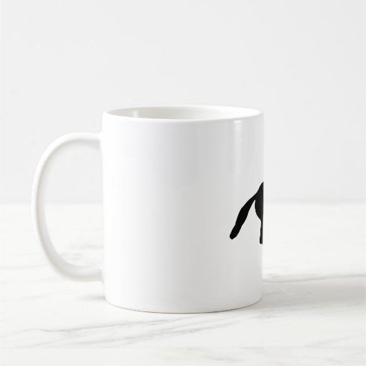 Amerikanisches Saddlebred Pferd Kaffeetasse (Links)