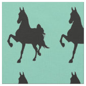 Amerikanisches Saddlebred Pferd Stoff (Nahaufnahme)