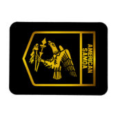 Amerikanisches Samoa-Emblem Magnet (Horizontal)